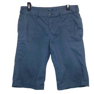 PrAna Women's Size 10 Outdoor Hiking Shorts Stretch Blue